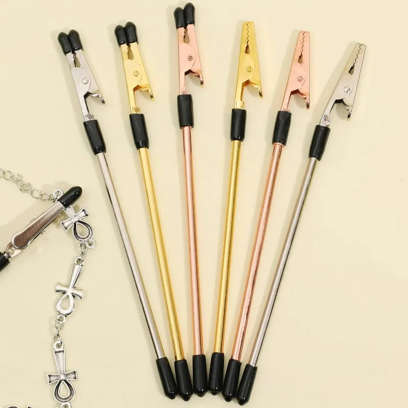 10/1X Bracelet Assisted Wearing Clips with Rubber-Coated 3 Colors Bracelet Clasps Helper Clamps Metal Tools Jewelry Accessories